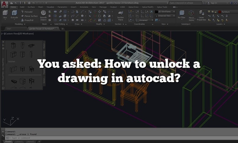 You asked: How to unlock a drawing in autocad?
