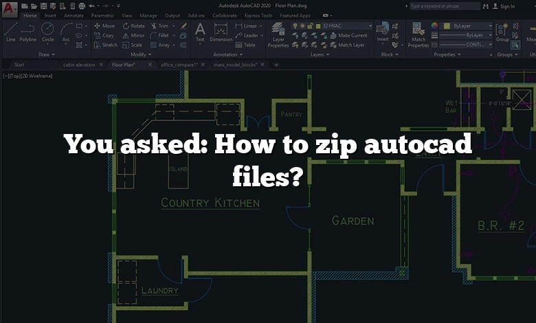 You asked: How to zip autocad files?