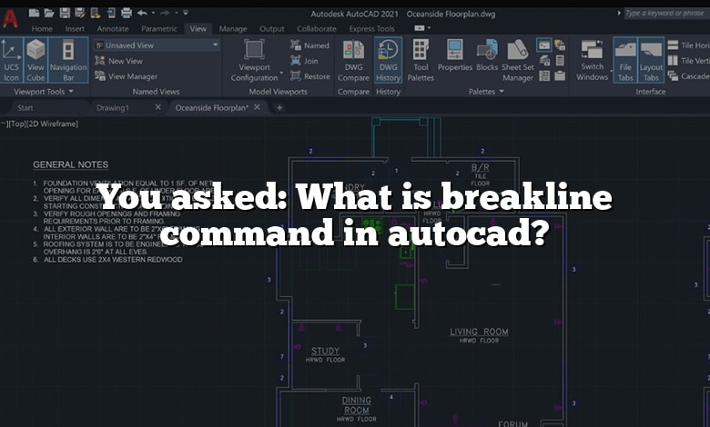 You asked: What is breakline command in autocad?