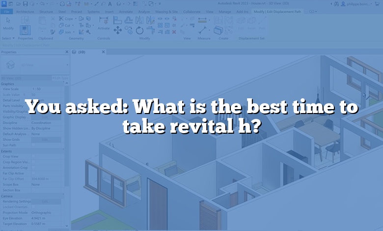 You asked: What is the best time to take revital h?