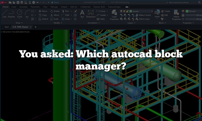 You asked: Which autocad block manager?