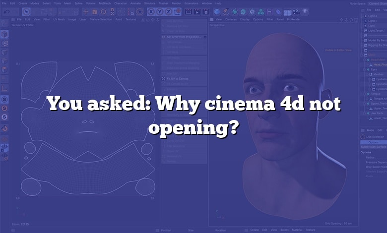 You asked: Why cinema 4d not opening?